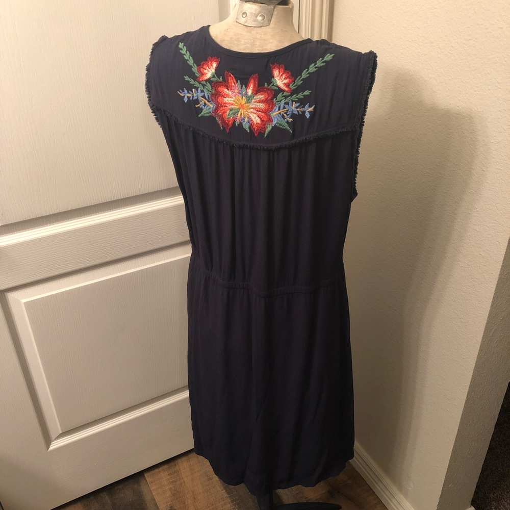 Embroidered Mini Dress/Tunic - Picture 3 of 5